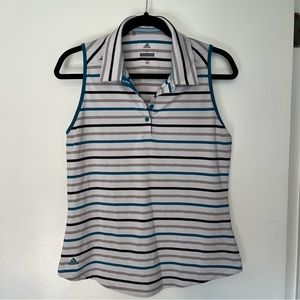 ⛳️ EUC Adidas Sleeveless golf polo